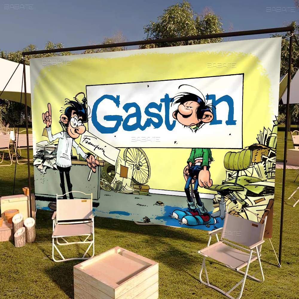 Commercial Printing Companies Usa - G-Gaston Lagaffe Anime Hochwertige Druck-Werbeflagge Firmen-Partybanner