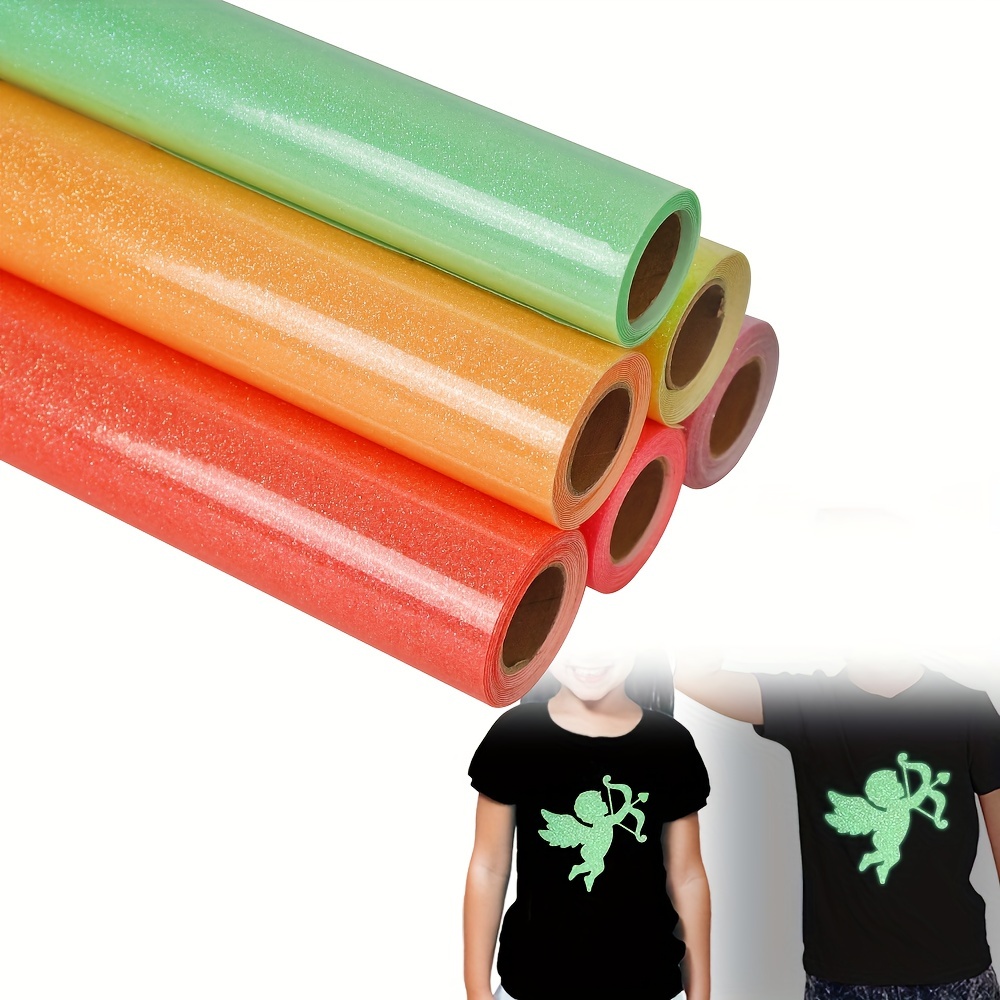 Heat Transfer Vinyl Roll - Glitzer-HTV-Transferfolienrollen 12 Zoll x 10 Fuß