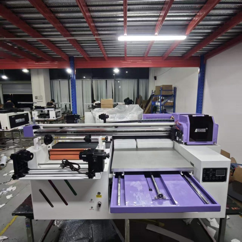 Commercial Dtf Printing Machine - 6090UV Flachbett- und UV-DTF-All-in-One-Drucker für Metall,