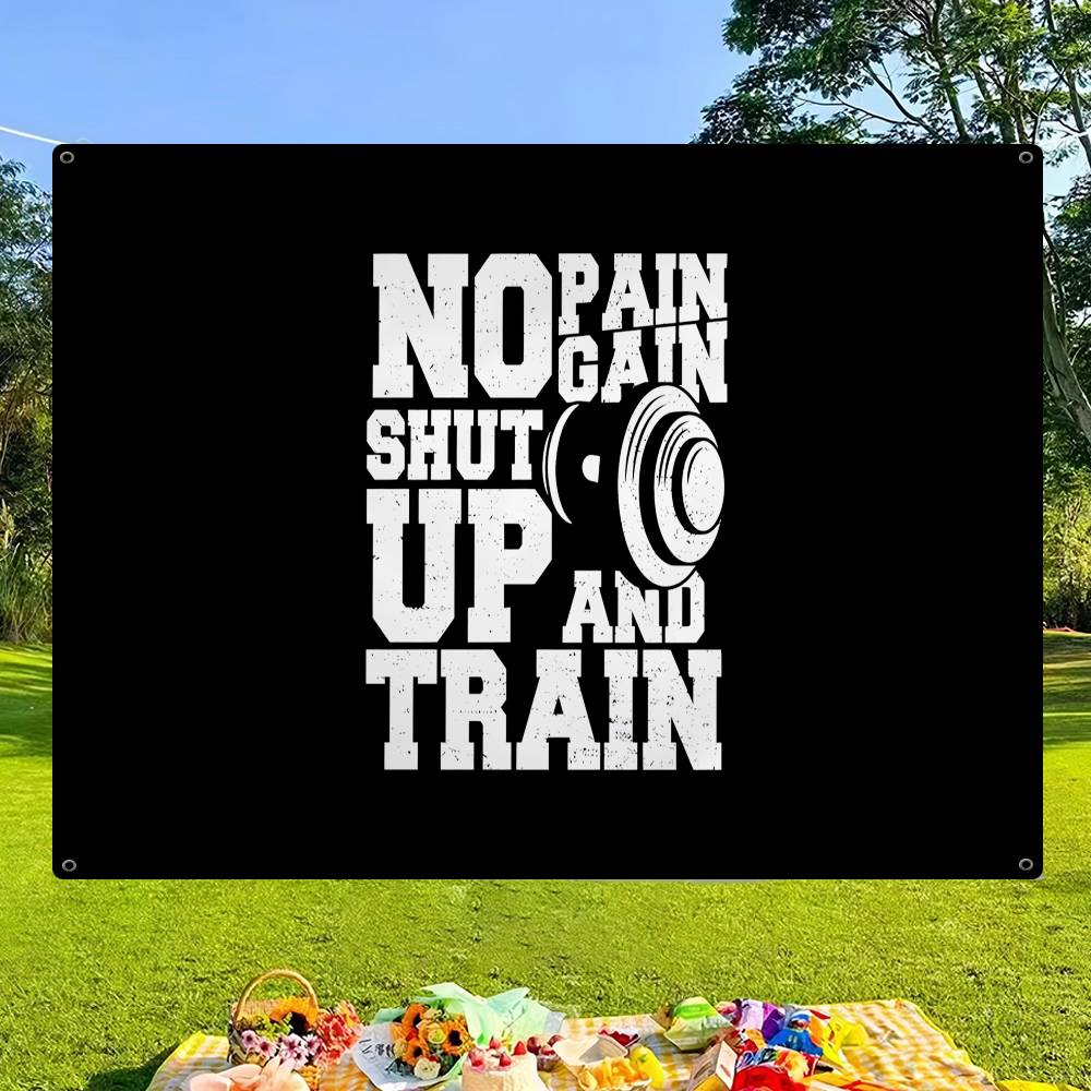Commercial Printing Companies Usa - No Pain No Gain GYM Hochwertige