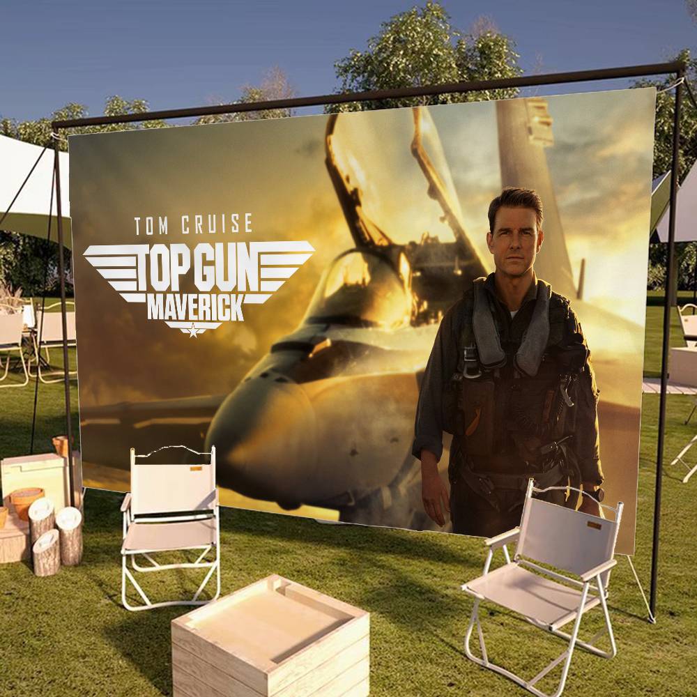 Commercial Printing Companies Usa - Moderne Film-Werbeflagge 'Top Gun Maverick' mit
