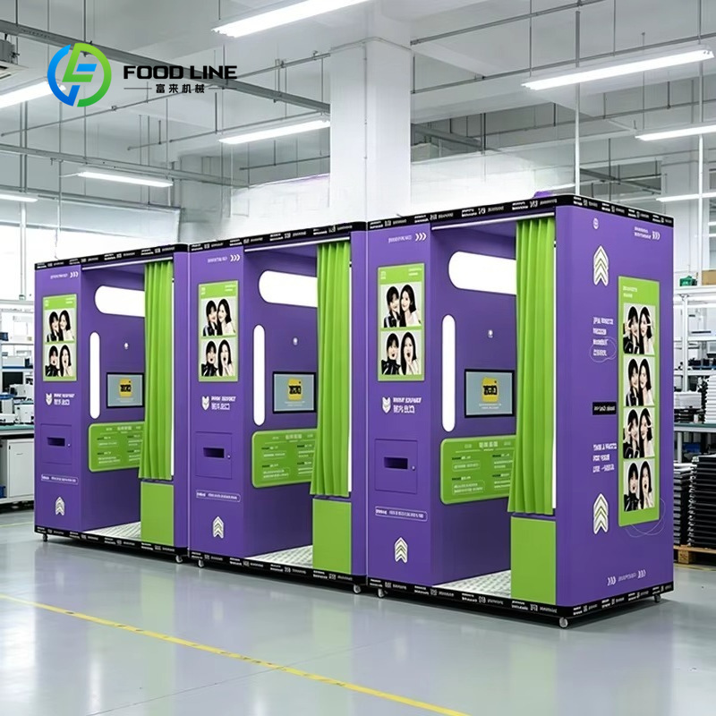 Commercial Road Printing - Maßgeschneiderte mobile münzbetriebene Fotobox mit hochauflösendem