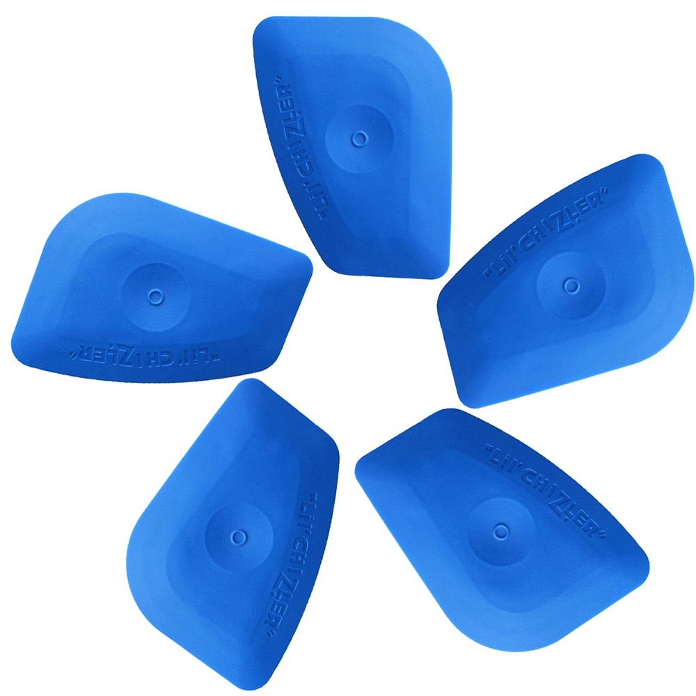 Screen Printing Squeegee - 5Pcs Blau Rosa Folie Rakel Vinyl