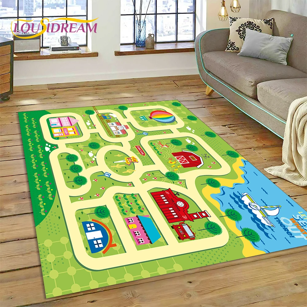 City Traffic Road Map Runway K – Commercial Road Printing Bewertung und Preis