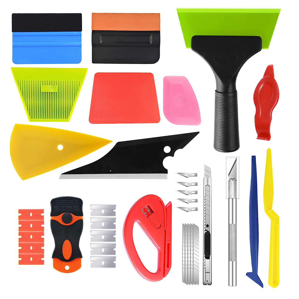 40Pcs Auto Fenster Tönung Kit  – Screen Printing Squeegee Bewertung und Preis