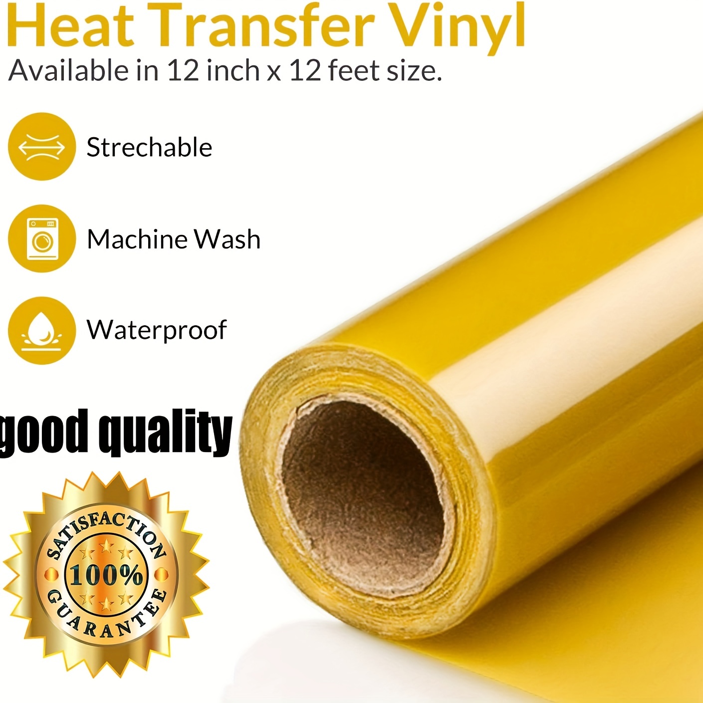 HTV Wärmeübertragungsvinyl 12  – Heat Transfer Vinyl Roll Bewertung und Preis