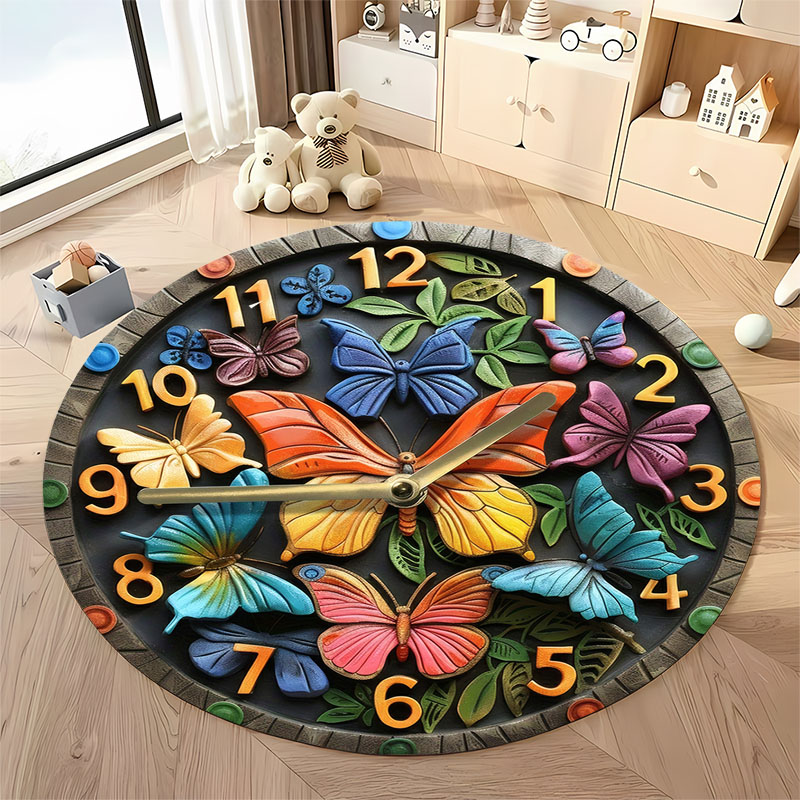 3D-Wanduhr mit Schmetterlingsw – Commercial Wall Printing Bewertung und Preis