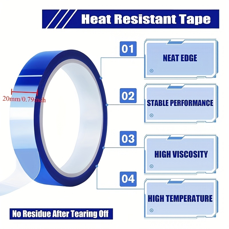 YITAPE 4 Stück Blaues Wärmeübe – Heat Transfer Vinyl Roll Bewertung und Preis