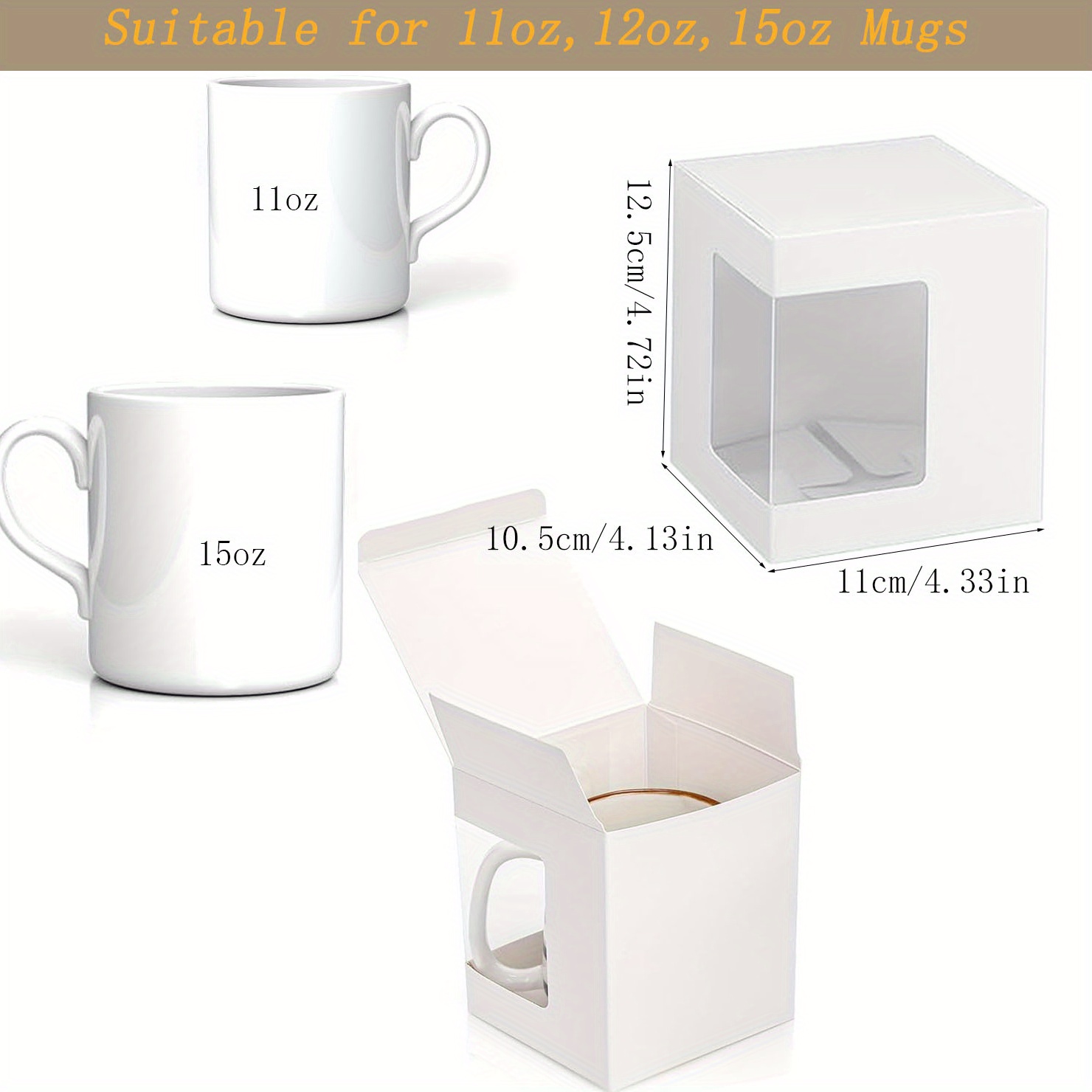 12er-Pack Geschenkboxen für Su – Sublimation Mug Blank Bewertung und Preis