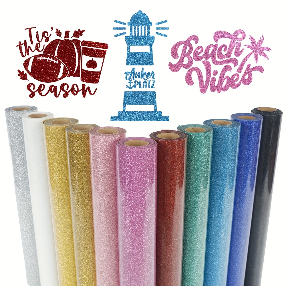 1 Packung, Glitzer-HTV-Transfe – Heat Transfer Vinyl Roll Bewertung und Preis