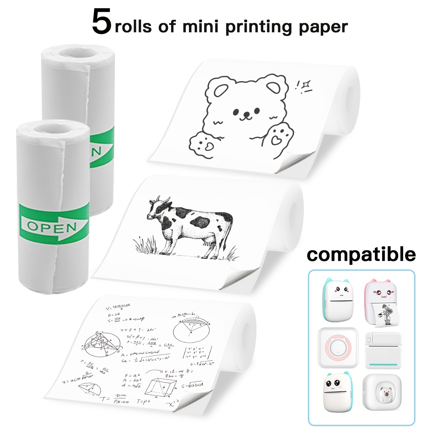 5-10-20 Rollen Mini-Druckpapie – Heat Transfer Vinyl Roll Bewertung und Preis