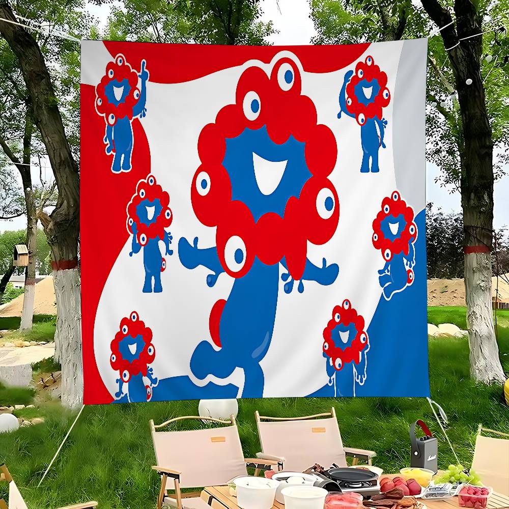 Myaku Myaku Blaues Maskottchen – Commercial Printing Companies Usa Bewertung und Preis