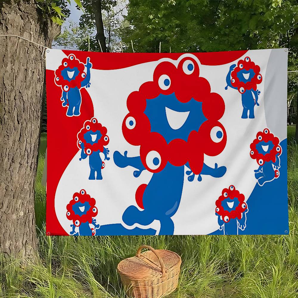 Myaku Myaku Blaues Maskottchen – Commercial Printing Companies Usa Bewertung und Preis