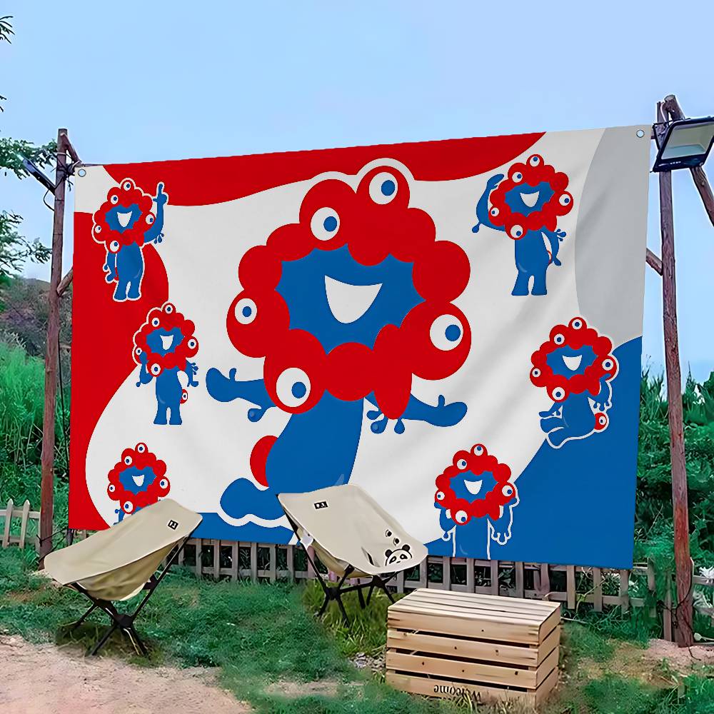 Myaku Myaku Blaues Maskottchen – Commercial Printing Companies Usa Bewertung und Preis